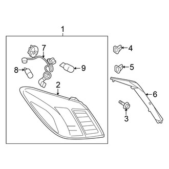 Nissan OE - Rear Lamps - Combination Lamps (Sport Utility)