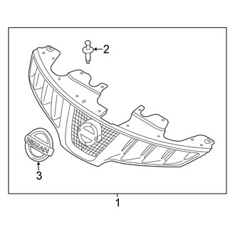 Nissan OE - Grille & Components (Convertible)