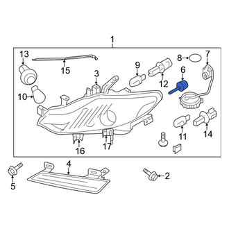 Nissan OE - Front Headlight Bulb