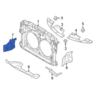 Nissan OE - Front Right Radiator Support Splash Shield