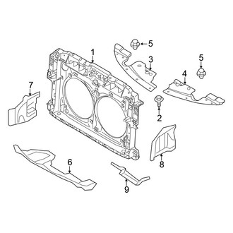 Nissan OE - Radiator Support (Convertible)