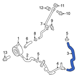 Nissan OE - Engine Oil Cooler Line