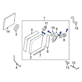 Nissan OE - A/C Evaporator Core