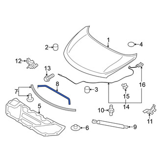 Nissan OE - Front Hood Seal