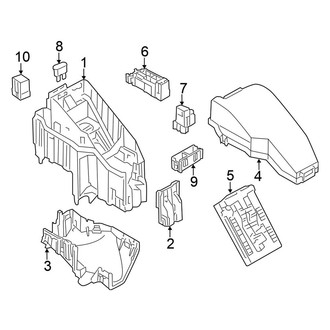 Nissan OE - Electrical - Fuse & Relay (Engine Compartment), (Convertible)