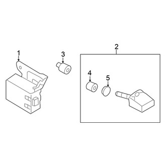 Nissan OE - Electrical - Tire Pressure Monitor Components (CrossCabriolet)