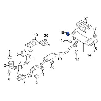 Nissan OE - Rear Exhaust System Hanger Insulator
