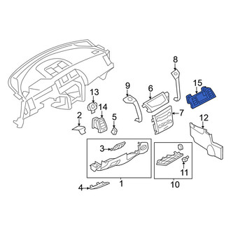 Nissan OE - Center Dashboard Air Vent