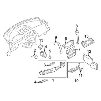 Nissan OE - Instrument Panel Components (Convertible)