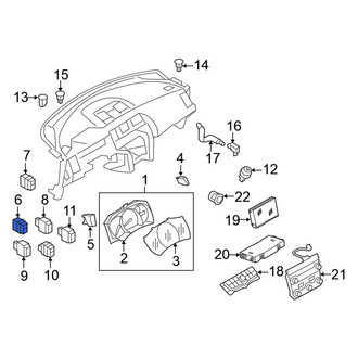 Nissan OE - Heated Steering Wheel Switch
