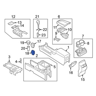 Nissan OE - Rear Right Seat Heater Switch