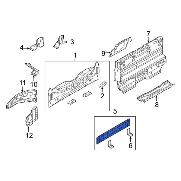 Rear Body Panel Filler Panel