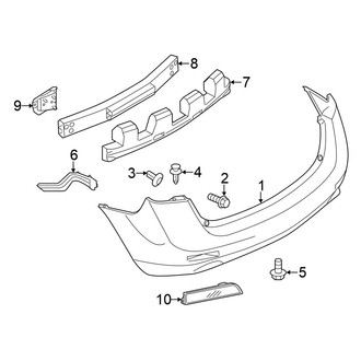 Nissan OE - Rear Bumper - Bumper & Components (CrossCabriolet)