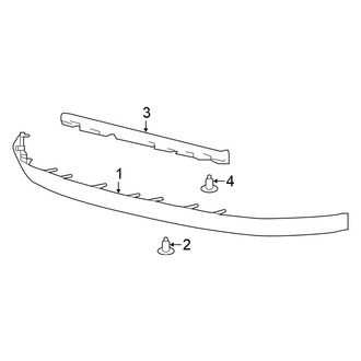 Nissan OE - Front Bumper - Spoiler (3.5L)