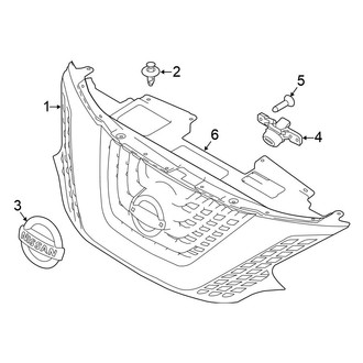 Nissan OE - Grille & Components (3.5L)