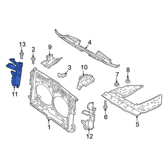 Nissan OE - Front Right Lower Radiator Support Air Deflector