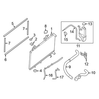 Nissan OE - Cooling - Radiator & Components (3.5L)