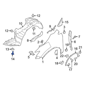 Nissan OE - Fender Liner Screw