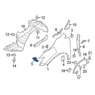 Nissan OE - Left Upper Fender Bracket