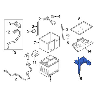 Nissan OE - Battery Tray Bracket