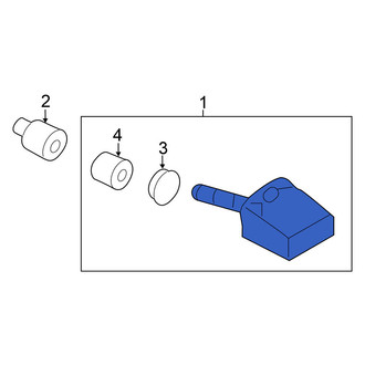 Nissan OE - Tire Pressure Monitoring System (TPMS) Sensor