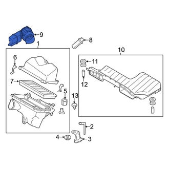 Nissan OE - Rear Engine Air Intake Hose