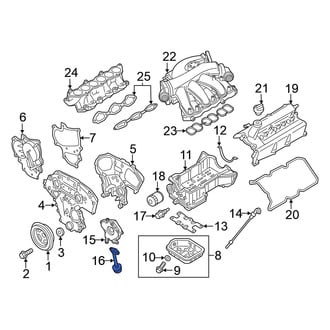 Nissan OE - Engine Oil Pump Pickup Tube and Screen