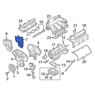 Nissan OE - Left Engine Timing Cover Gasket