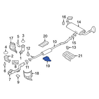 Nissan OE - Front Floor Pan Heat Shield