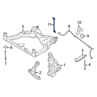 Nissan OE - Front Left Suspension Stabilizer Bar Link
