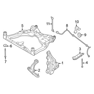 Nissan OE - Front Suspension - Stabilizer Bar & Components