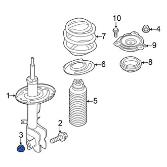 Nissan OE - Lower Suspension Strut Nut