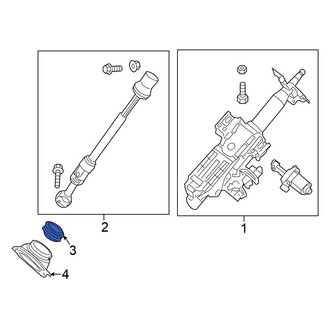 Nissan OE - Lower Steering Coupling Boot