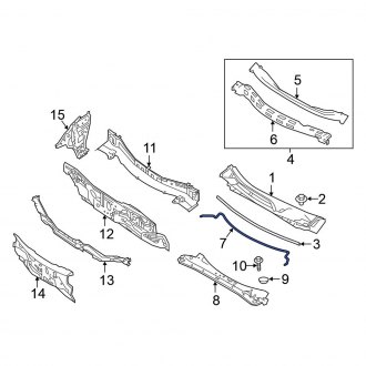 Nissan Murano Hood Weatherstripping Seals — CARiD.com