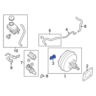 Nissan OE - Power Brake Booster Vacuum Sensor