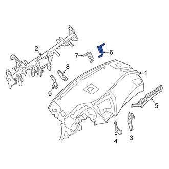 Nissan OE - Right Radio Bracket