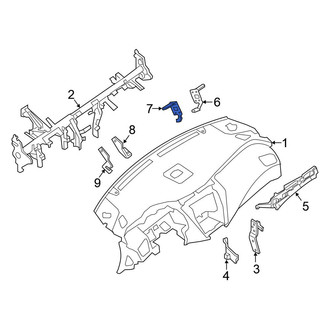 Nissan OE - Left Radio Bracket
