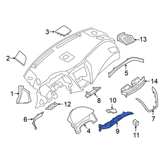 Nissan OE - Instrument Panel Knee Bolster