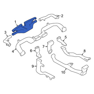 Nissan OE - Front Windshield Defroster Nozzle