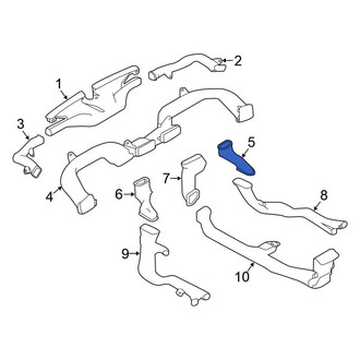Nissan OE - Front Right Lower Instrument Panel Air Duct