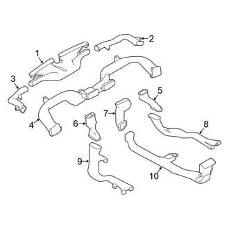 Nissan OE - Instrument Panel - Ducts (3.5L)