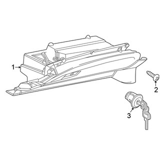 Nissan OE - Instrument Panel - Glove Box