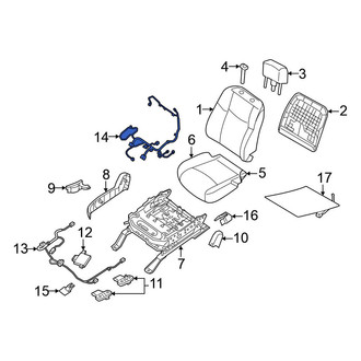 Nissan OE - Front Right Power Seat Wiring Harness