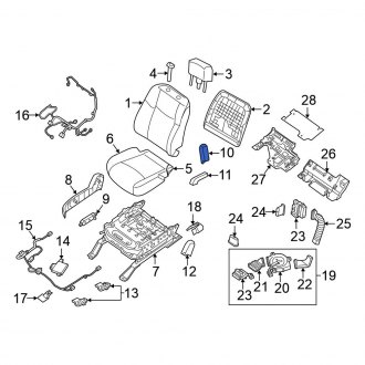 Nissan Murano Seat Components — CARiD.com