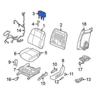 Nissan OE - Front Right Headrest