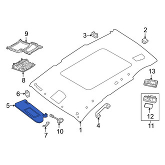 Nissan OE - Right Sun Visor