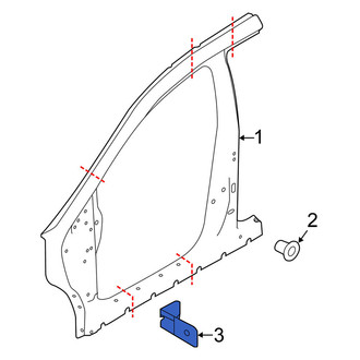 Nissan OE - Left Upper Fender Bracket