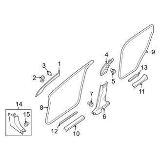 Nissan OE - Pillars, Rocker & Floor - Interior Trim