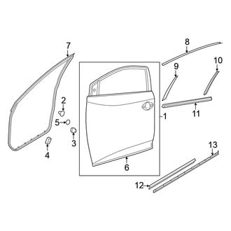 Nissan OE - Front Door - Door & Components (3.5L)