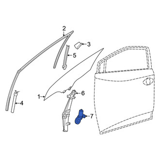 Nissan OE - Front Left Window Motor